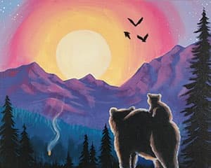 Passing Through: Quick Guided Painting Workshop in Woodbury, MN