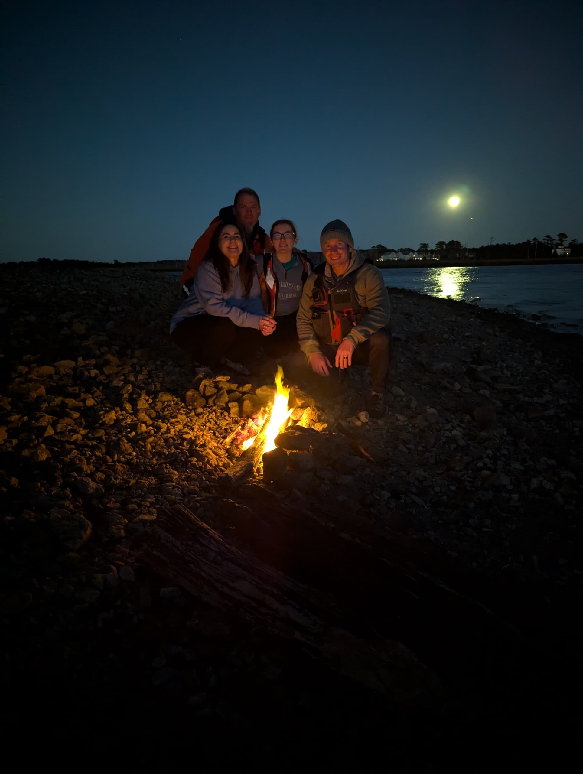 Full Moon Kayaking on Cape Fear River, Wilmington NC