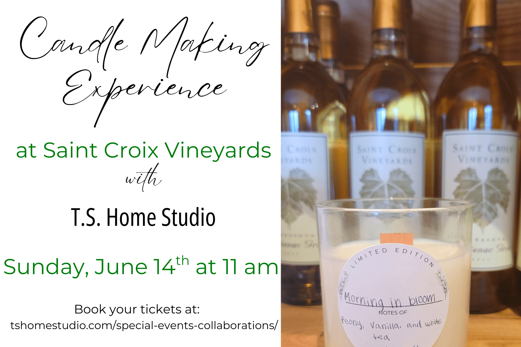 DIY Candle Making at Saint Croix Vineyards in Stillwater