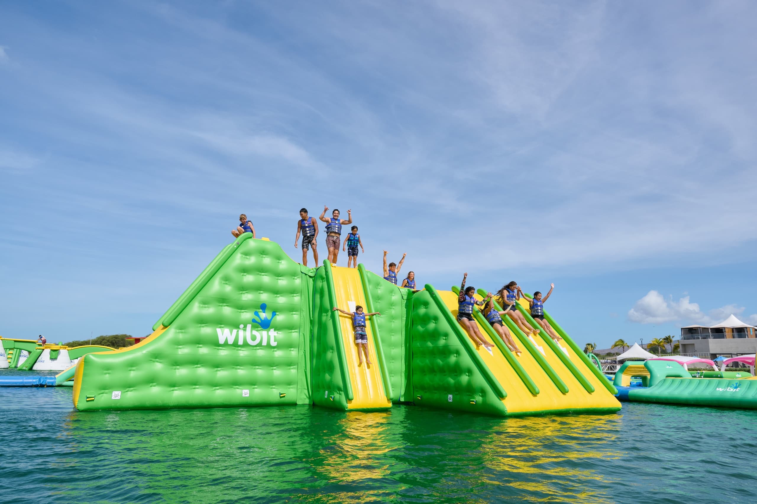 Wai Kai Lagoon Adventure: AquaVenture + AquaPeakz Floating Obstacle Course in Ewa Beach photo 3