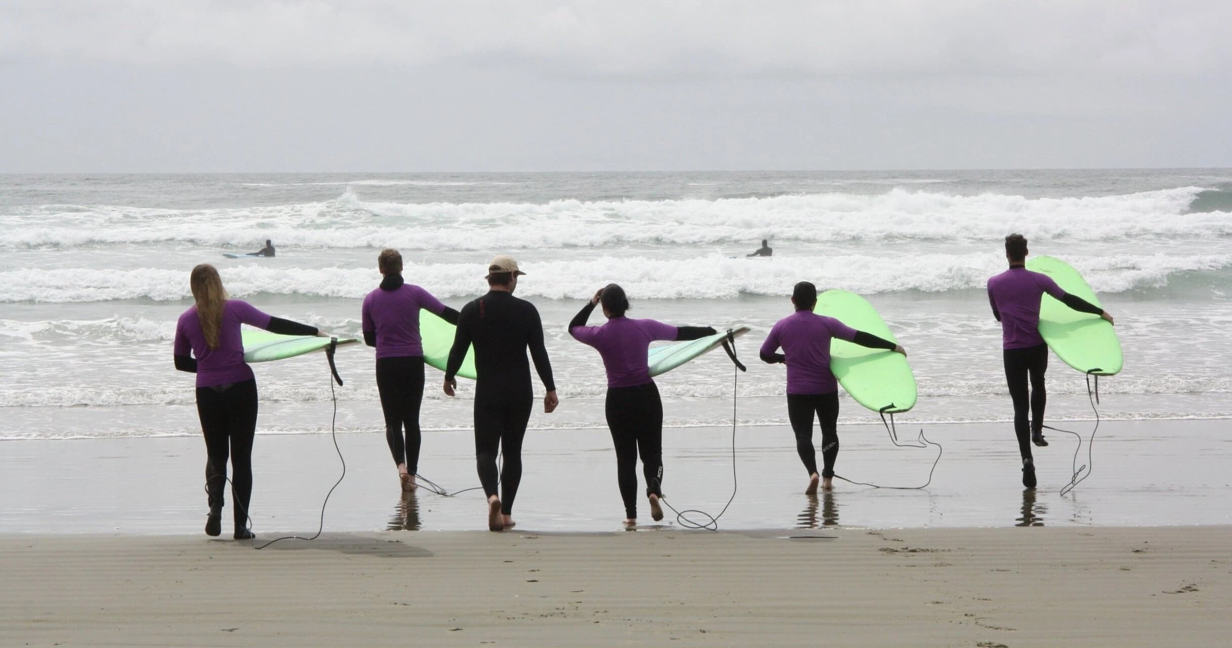 Learn to Surf at Pacific Rim National Park: Small-Group Lessons near Ucluelet