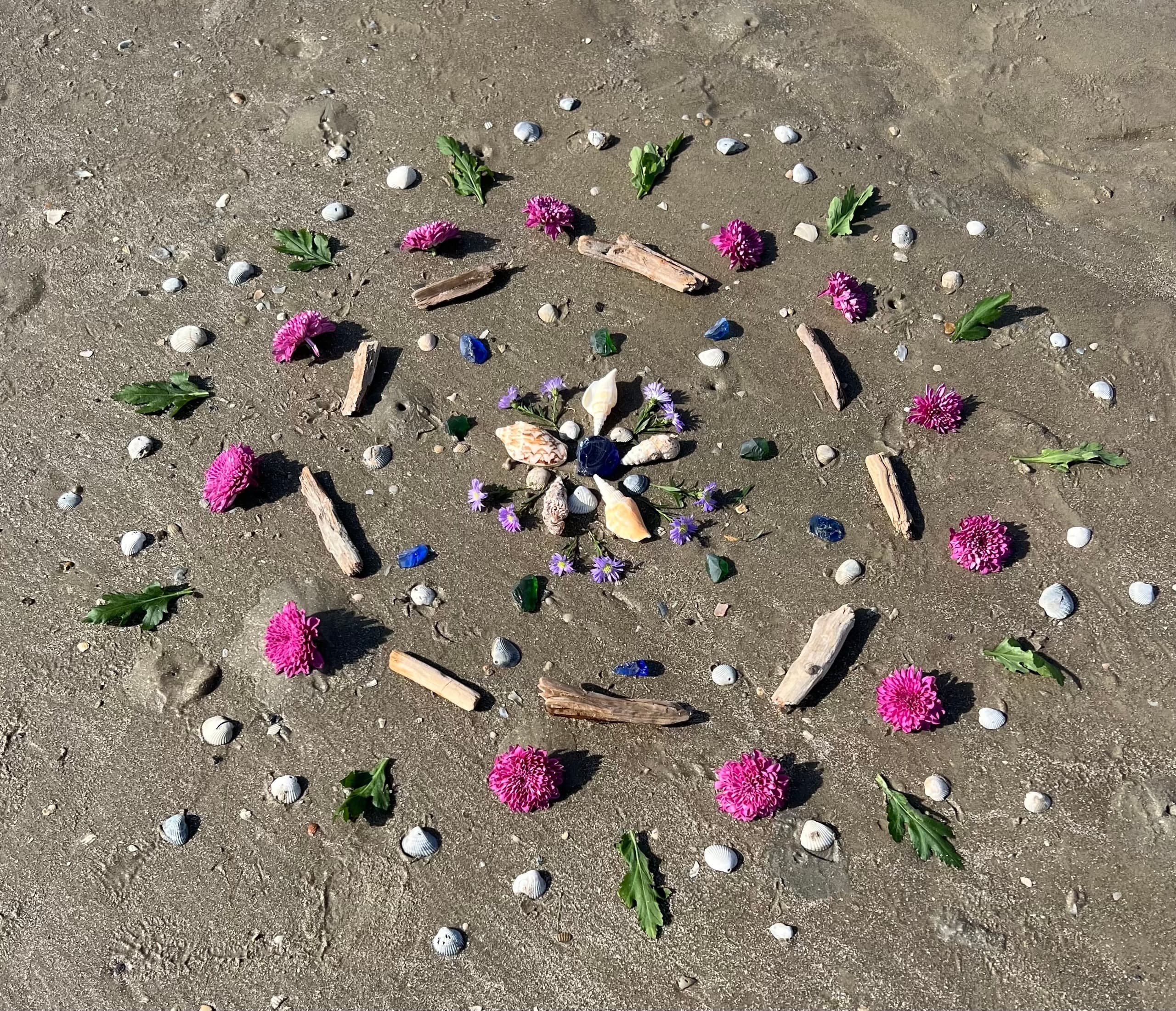Create and Reflect: Mandalas on the Beach Workshop in Galveston, Texas