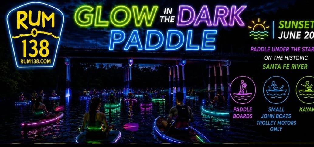 Glow & Paddle Fest: Night Floats on the Santa Fe River near Fort White photo 1