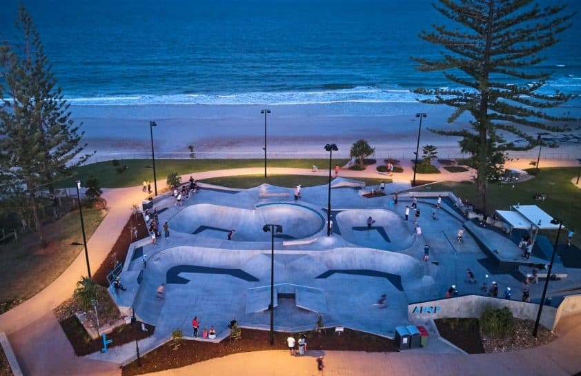 Micro Groms Skate Lessons at Chiggy’s Indoor Skate Park, Alexandra Headland