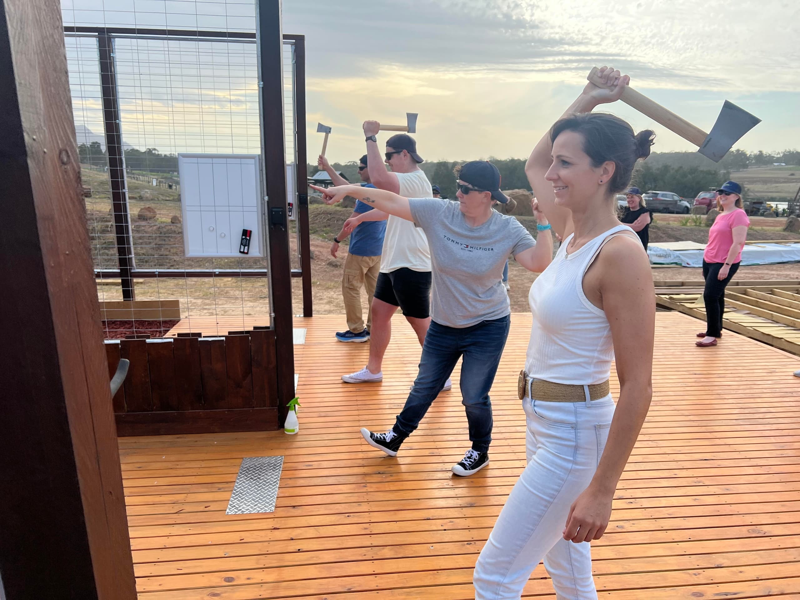 Axe Throwing & Laser Clay Shooting at Hunter Adventure Centre