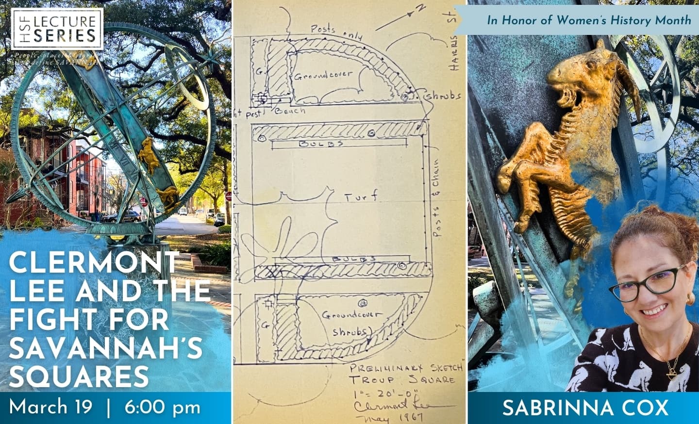 Clermont Lee and the Fight for Savannah's Squares — HSF Lecture at 323 E. Broughton Street
