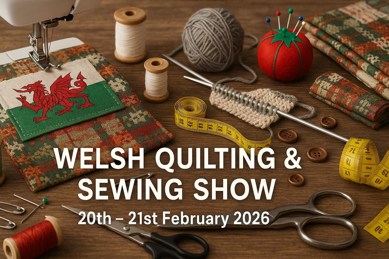 Quilting and Sewing Show — Builth Wells: Coach Day Trip from Machynlleth