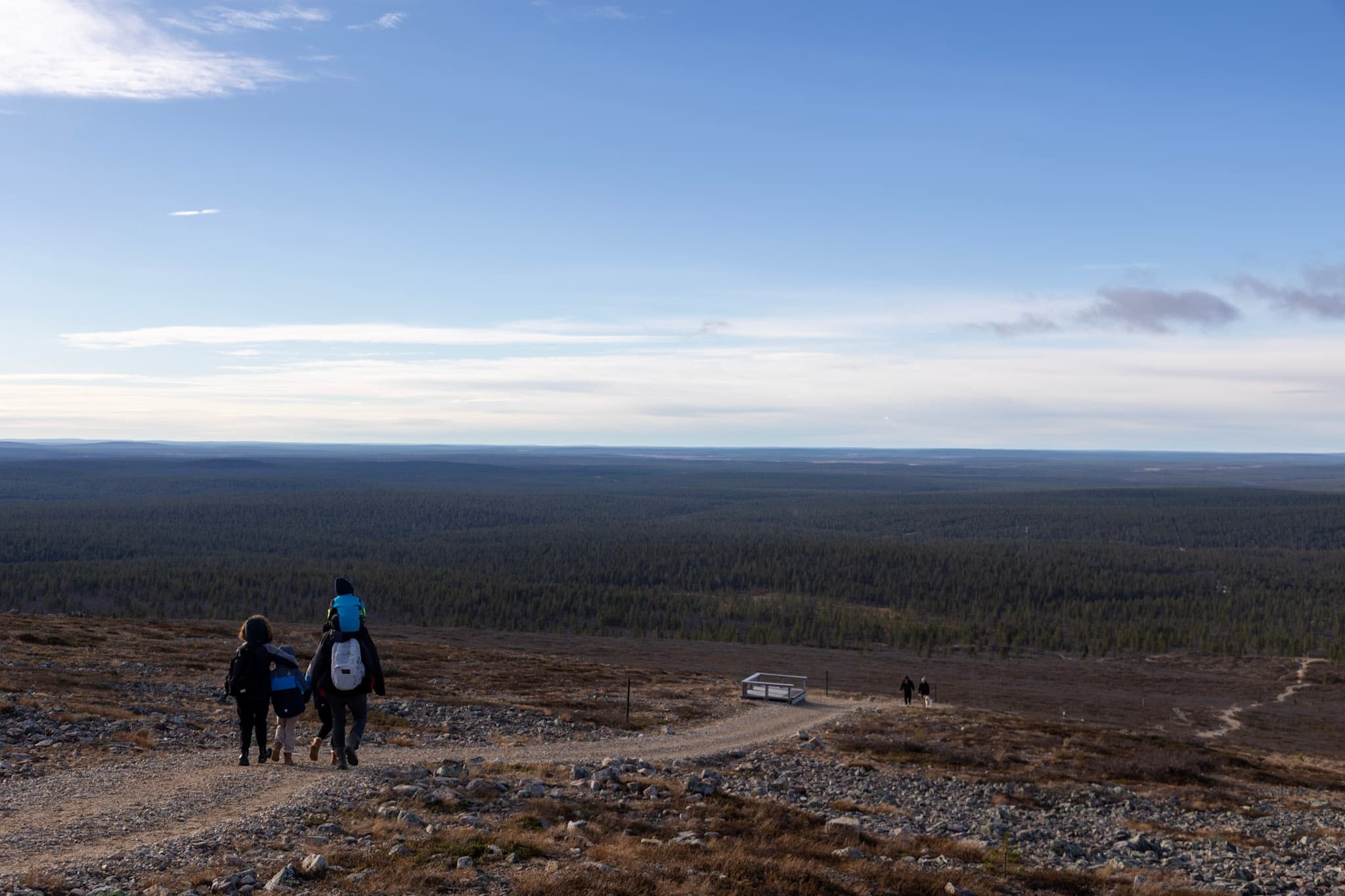 Hiking in the UKK National Park with Aurora Village Oy in Finland