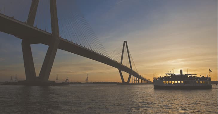 Sunset Harbor Boat Cruise in Charleston SC