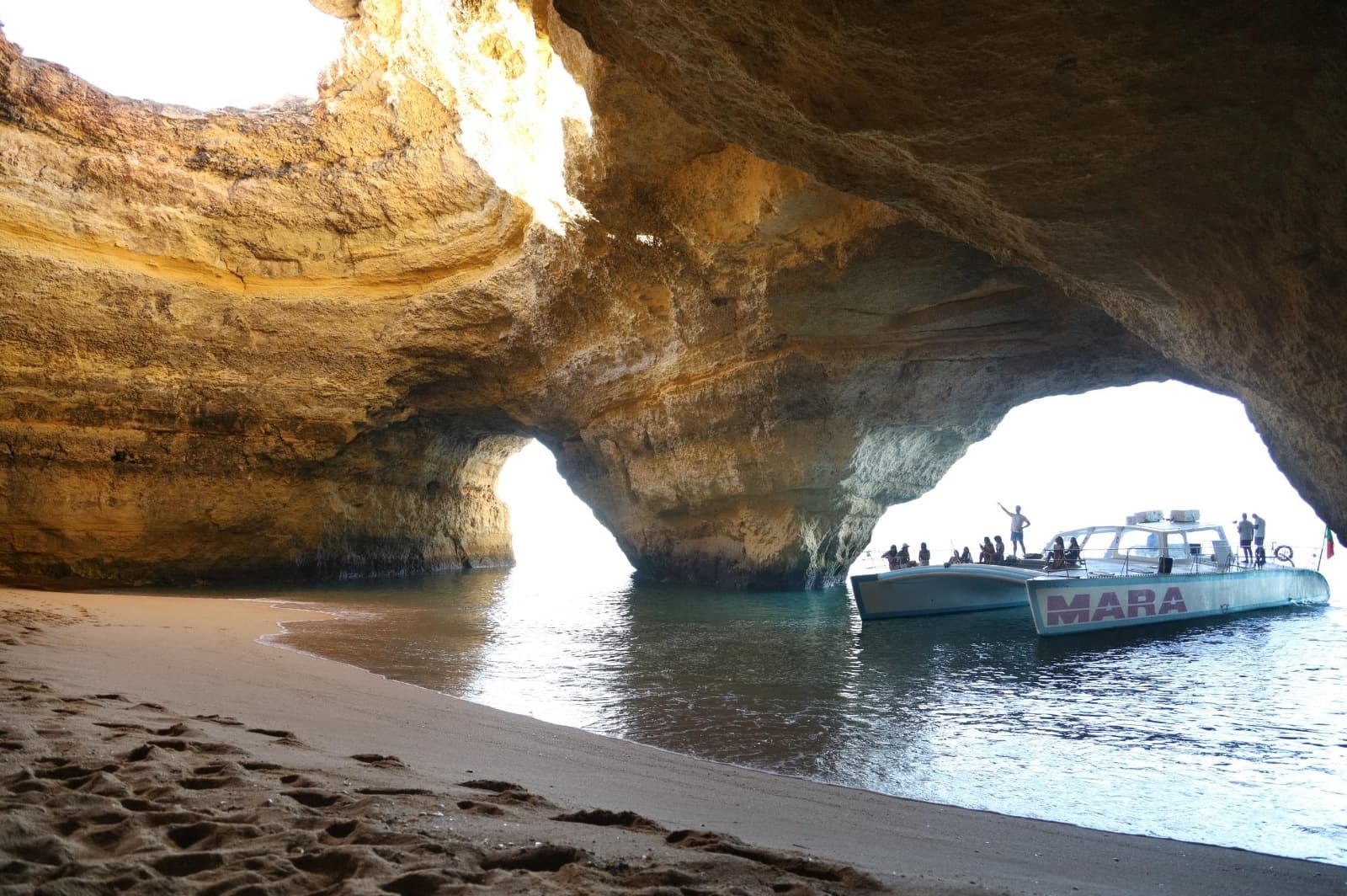Catamaran MARA: Sunset Caves & Coastline Adventure in Algarve