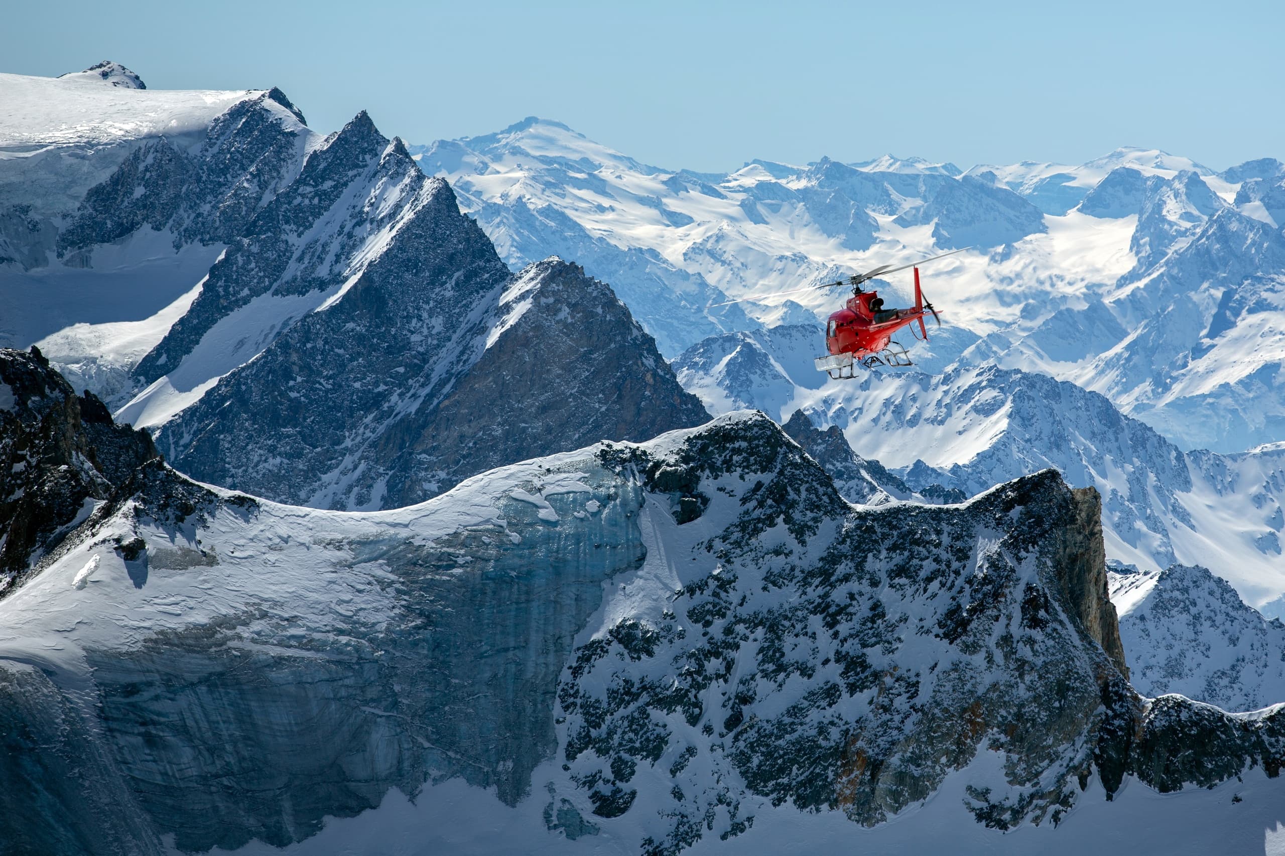 Winter Helicopter Tours Over Matterhorn with Alpine Helicopters CH photo 1
