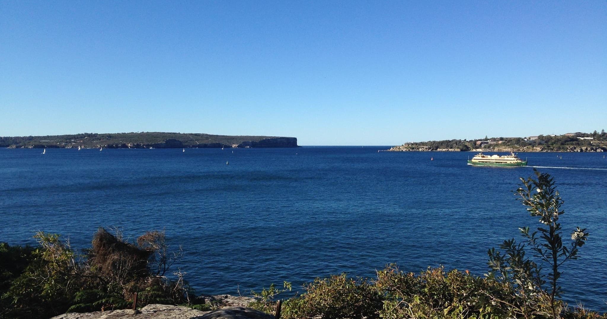 Panoramic coastal bay view for coastal walks and sightseeing