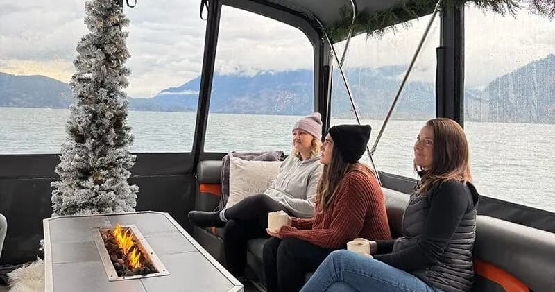 Heated Holiday Cruise on Harrison Lake: Fireside S’mores Aboard the Mackennedi