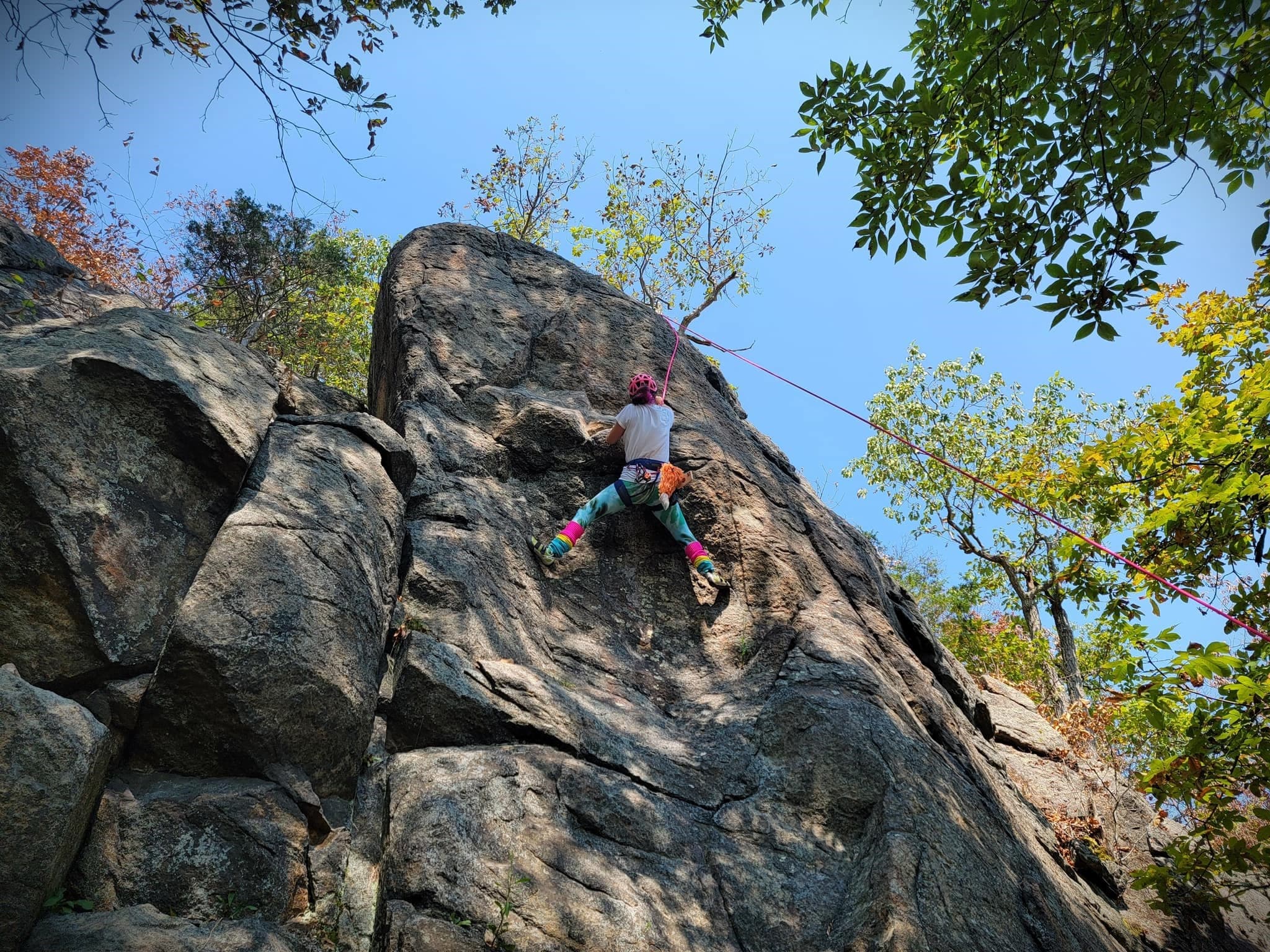 Rock Climbing at Northeast Mountain Guiding in Waterbury, VT