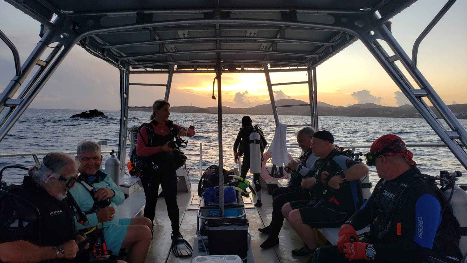 Private Sunset and Night Diving in St Thomas, USVI