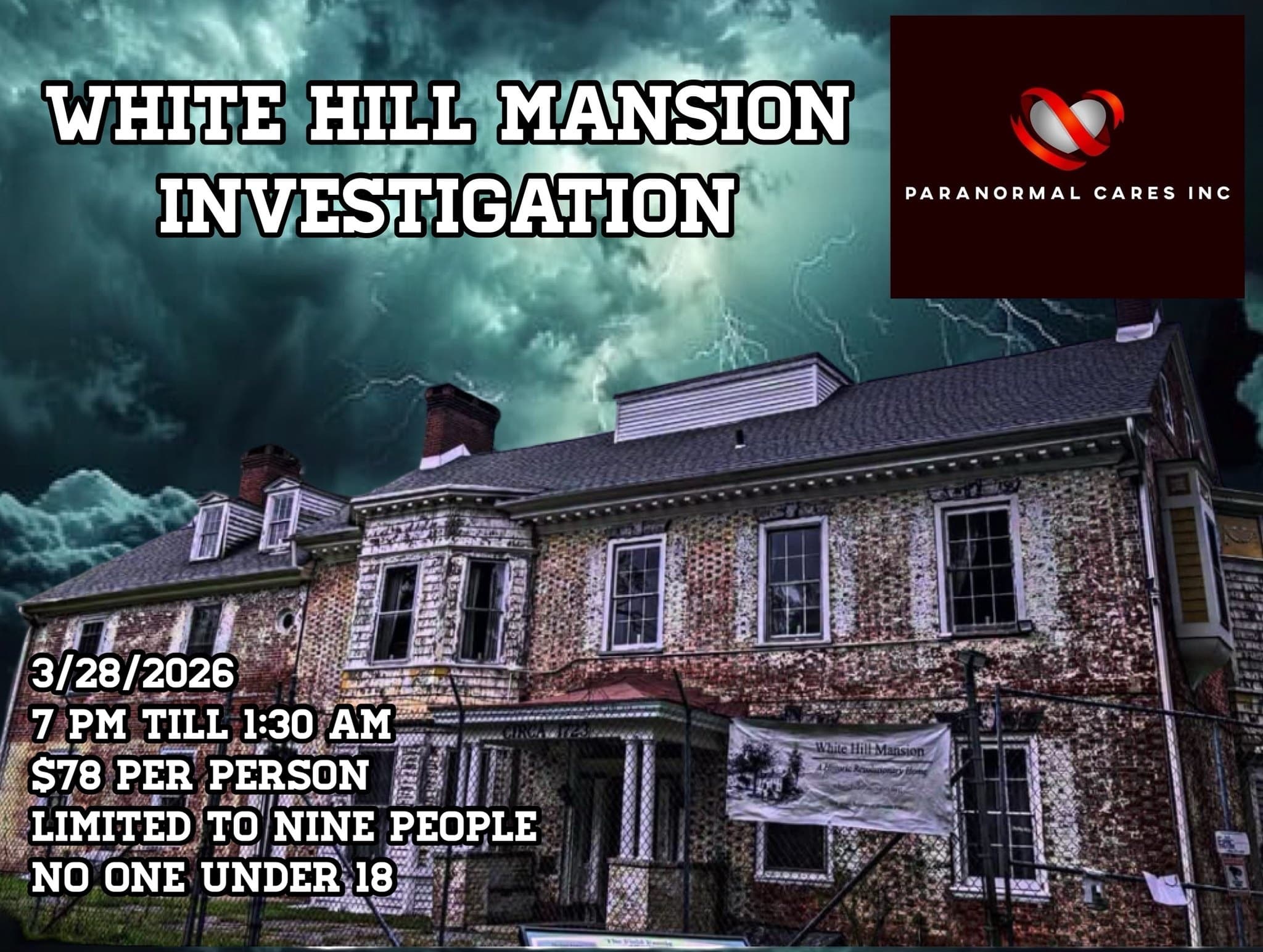 Inside White Hill Mansion: A Hands-On Paranormal Investigation in Fieldsboro, NJ