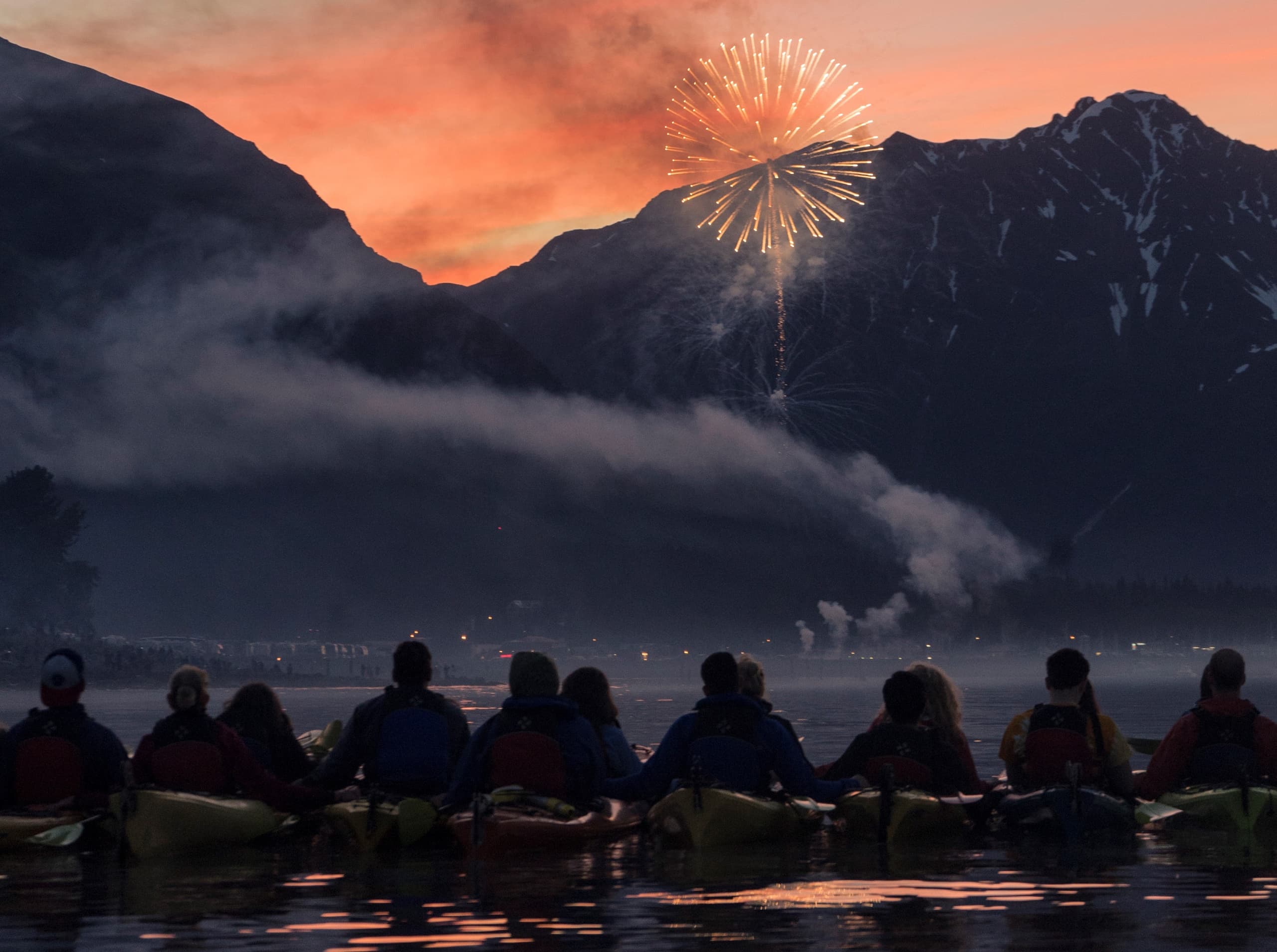 4th Of July Midnight Paddle in Seward, Alaska