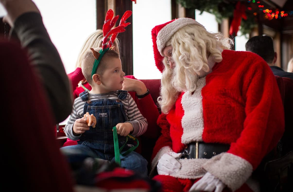 Winter Railway Adventure with Santa Express in New England