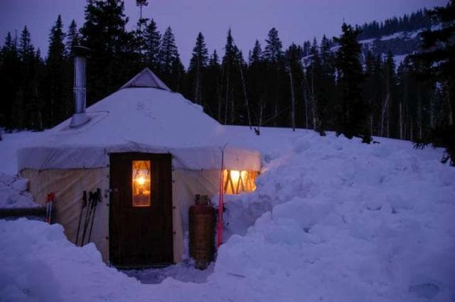 Winter & Nature Camping at Grouse Creek Yurt