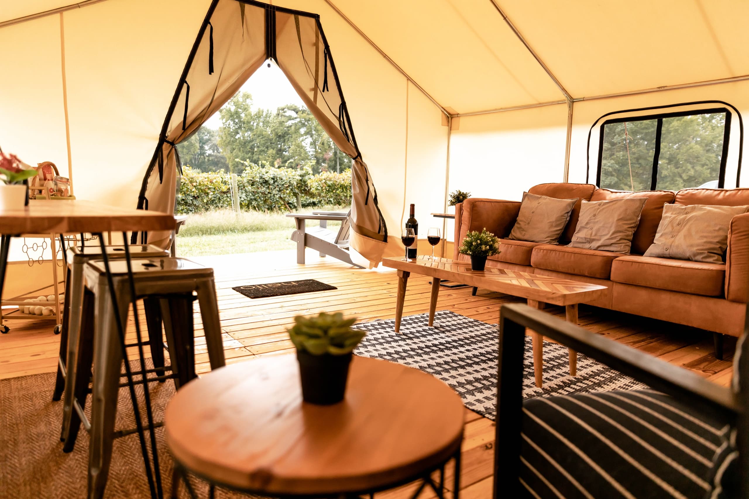 Wine Bungalows Retreat in Braselton, Georgia