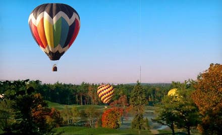 Sunrise Hot Air Balloon Flight over Salem, NH