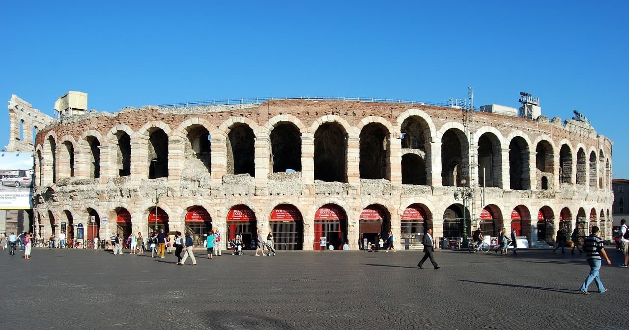Cultural & Land Adventures with Verona Arena in Verona