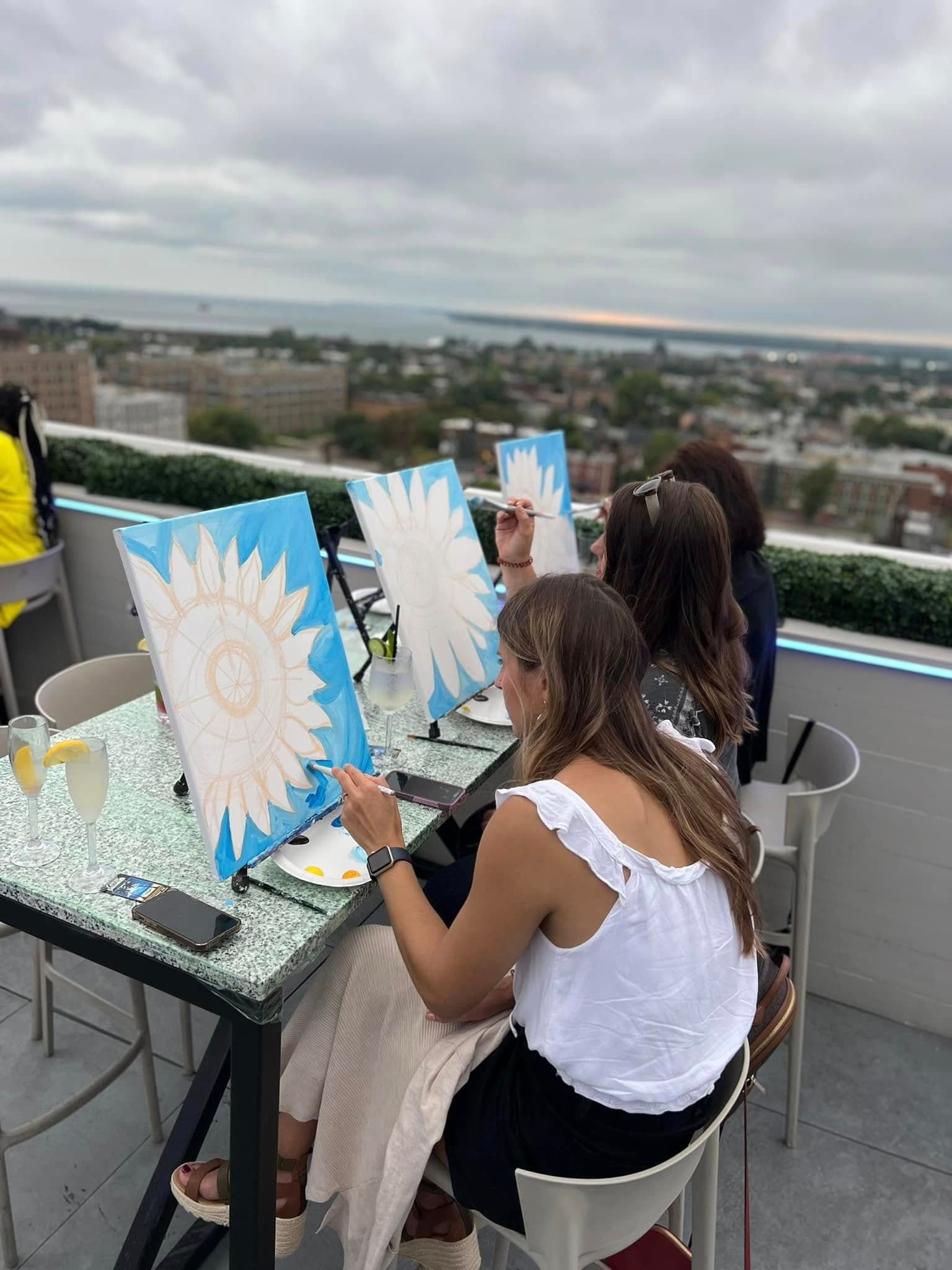 Floating Art Studio on the Niagara River: Paint with Sal Anello aboard the Queen of Peace photo 3