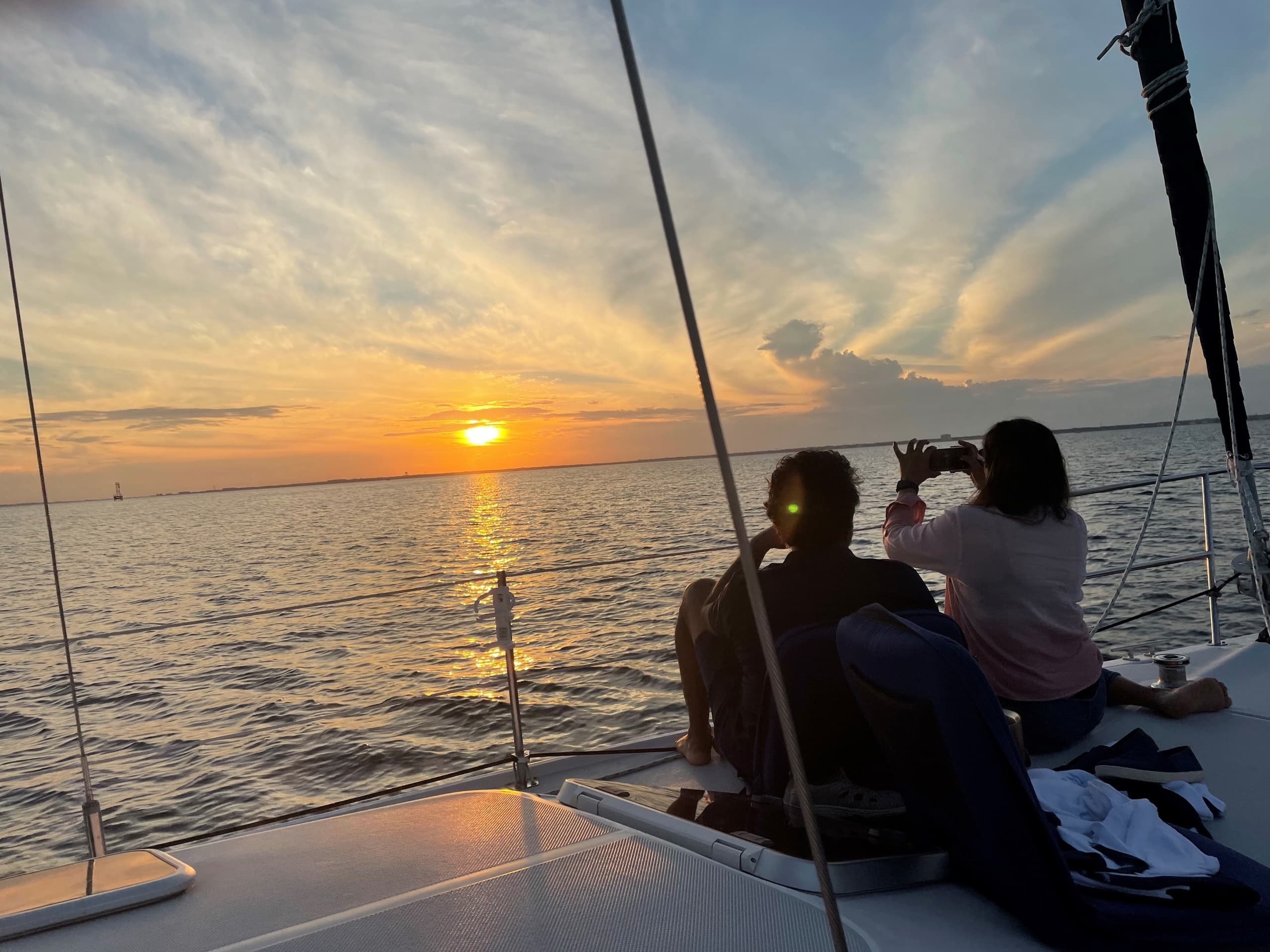 Water-Activities & Sunset Sail in Pensacola Bay with Wine Down Sailing