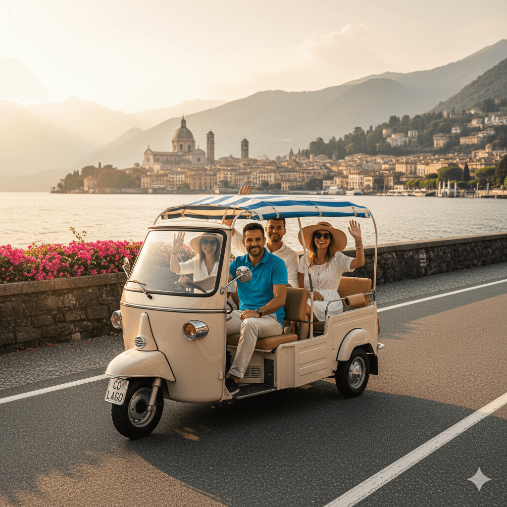 Full-Day VIP Lake Como Cruise, Exclusive Lunch & Ape Calessino Shore Tour photo 2