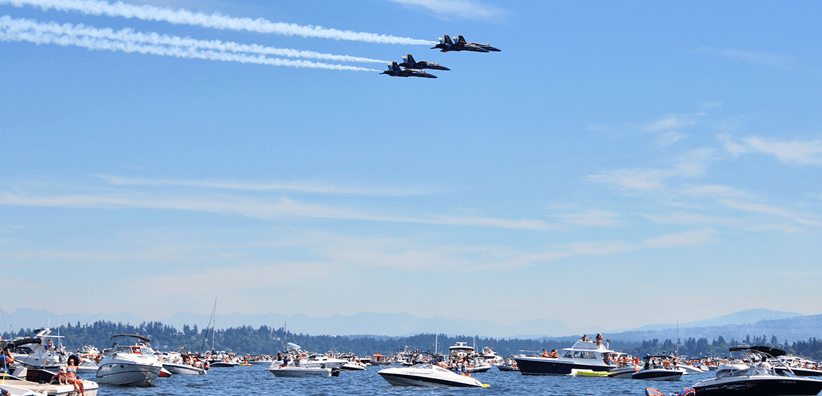 Seafair Blue Angels Party Cruise in Seattle, WA