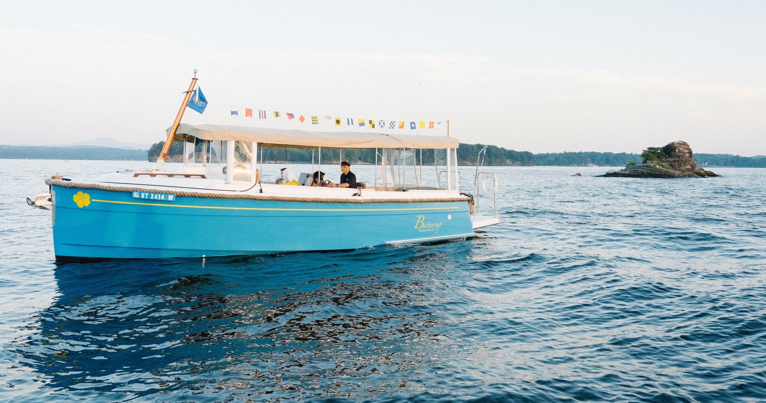 Picnic Aboard Buttercup: Two-Hour BYO Boat Cruise on Lake Champlain
