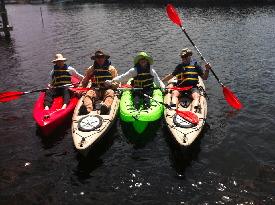 Kayak Rental at Belle Harbour Boat Rentals in Tarpon Springs