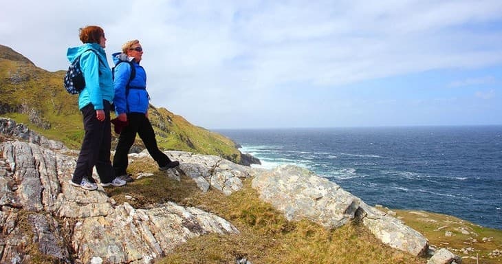 Activator/Nordic Walking on Inishturk Island: Atlantic Cliffs, Sea Stacks & Lunch at Caher View