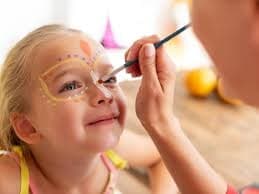 Colorful Offsite Face Painting by Whet Your Palette in Louisville