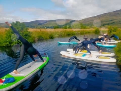 Paddleboard & Yoga Adventure at Paddle Surf Scotland
