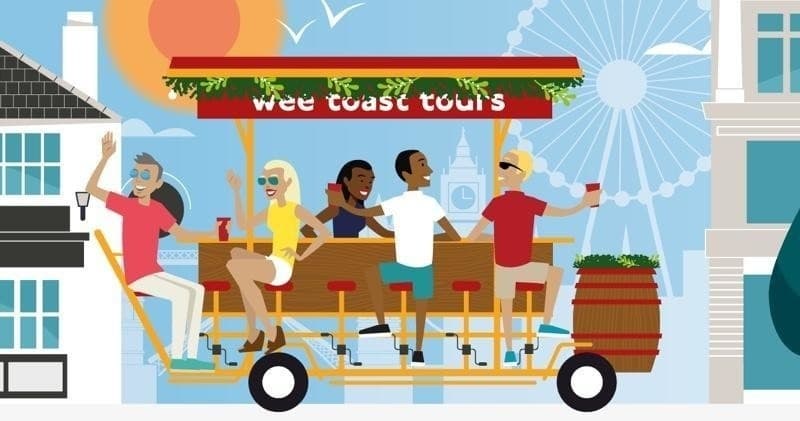 Land Adventures with Wee Toast Tours Liverpool