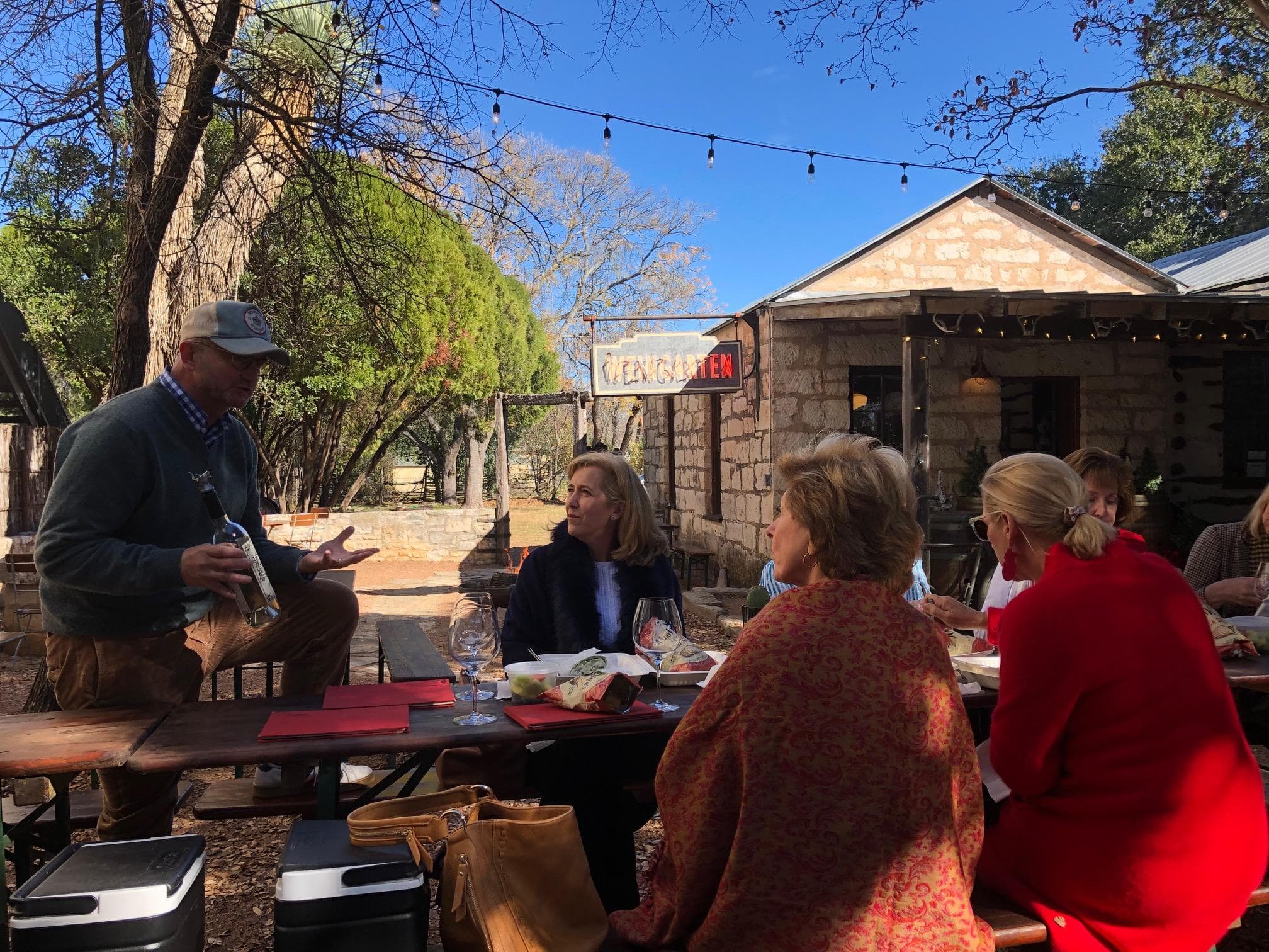 Festive Fredericksburg Food and Wine Walking Tour