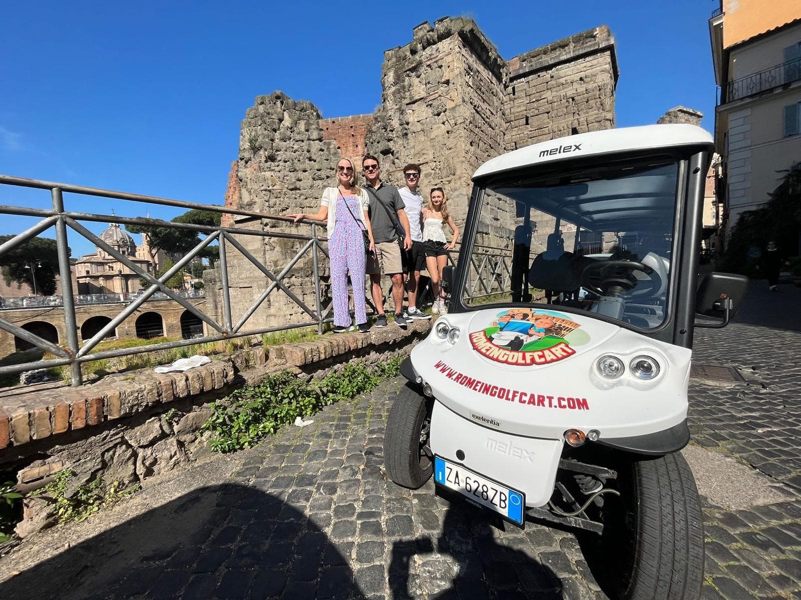 6-Hour Private Golf Cart Tour with Rome in Golf Cart