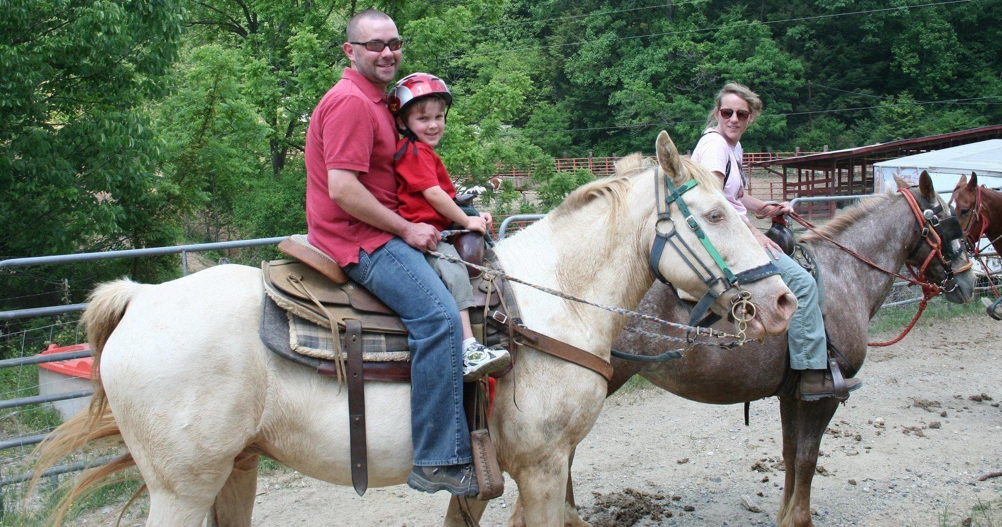 Horseback Trail Rides at Sandy Bottom Trail Rides, NC