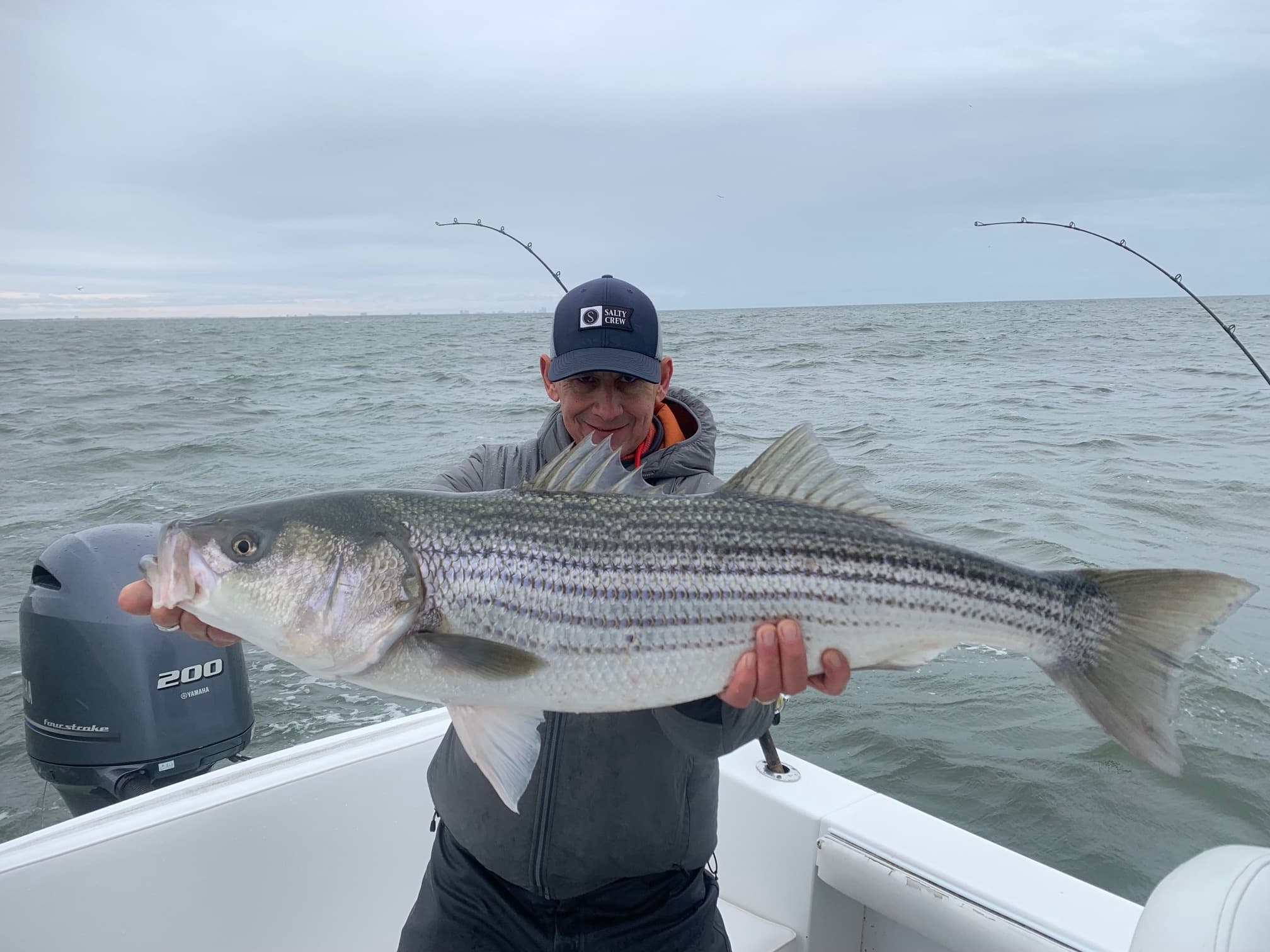 Winter Striper Charter Fishing in Sea Isle City, NJ