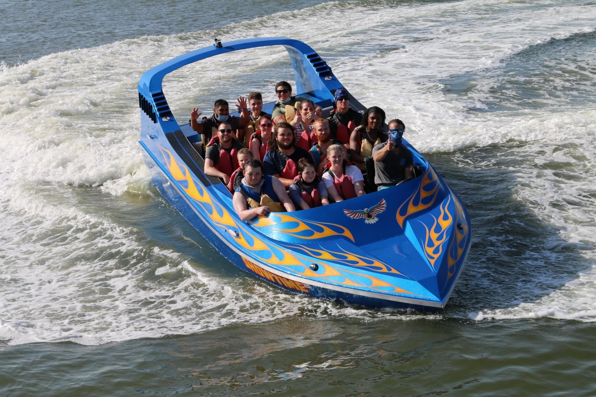 Jet Boat Thrill Ride in Galveston, Texas