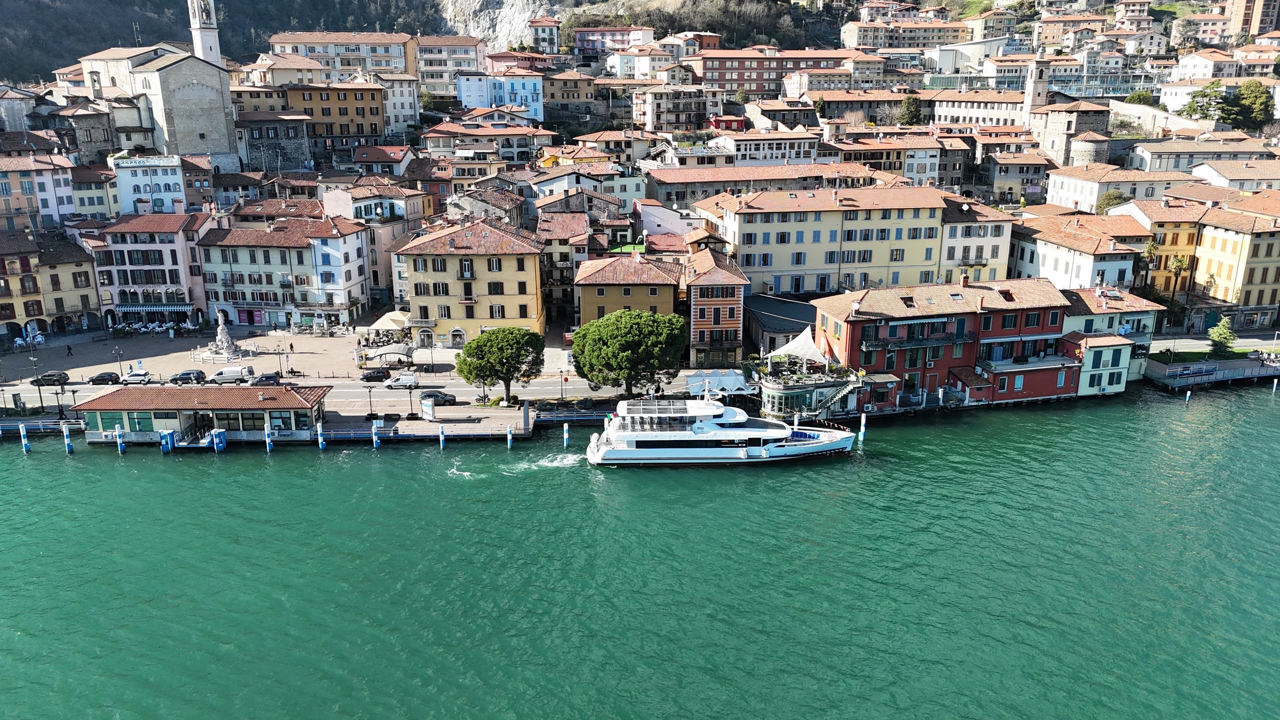 Lovere to Monte Isola Ferry with Navigazione Lago D'Iseo