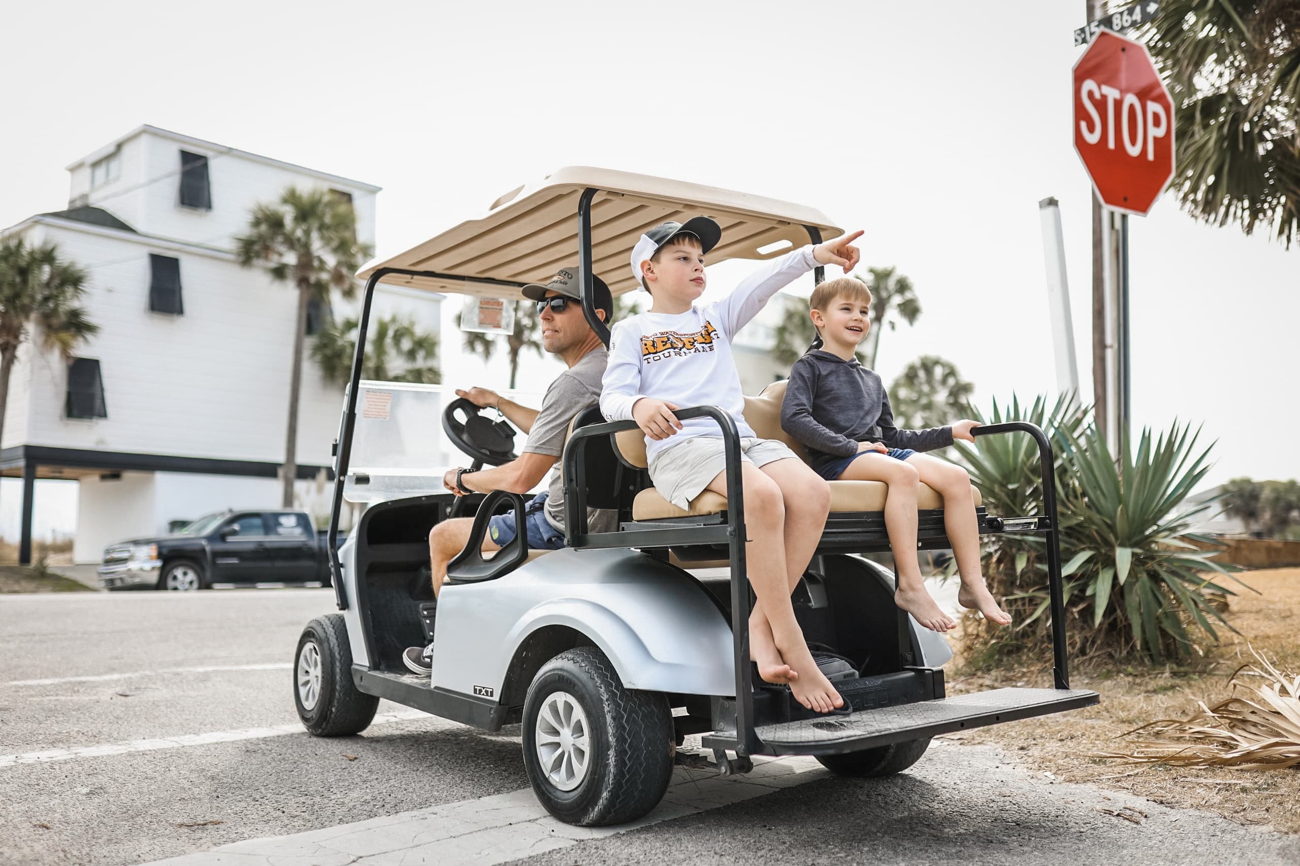 Explore Edisto Island with a Weekly 4-Passenger Golf Cart Rental