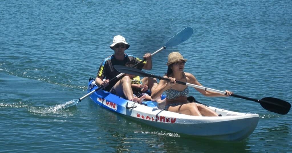 Double Kayak Rentals at Forster Houseboat Hire, NSW
