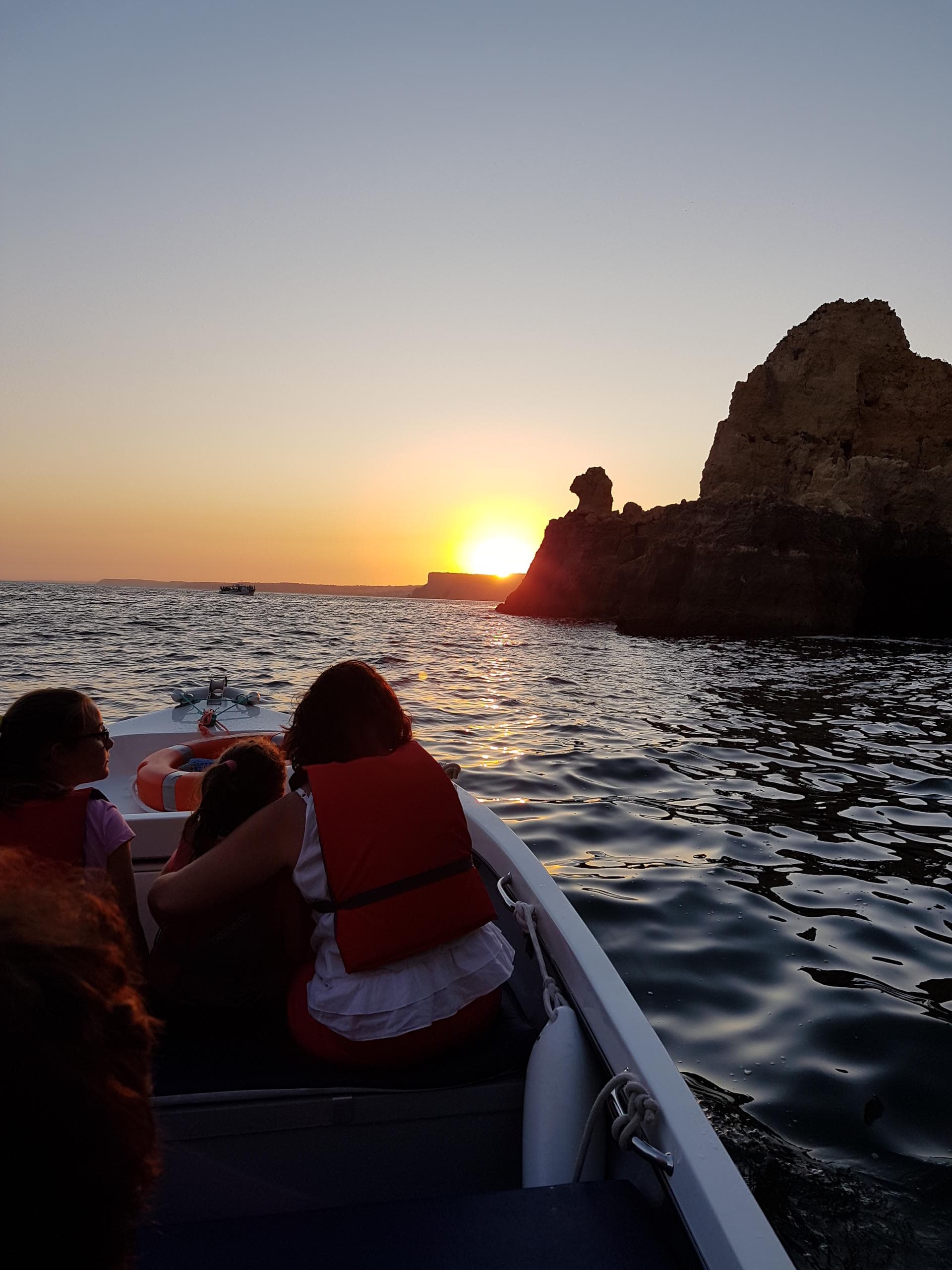 Sunset Boat Tour with Lagos Boat Tours in Algarve