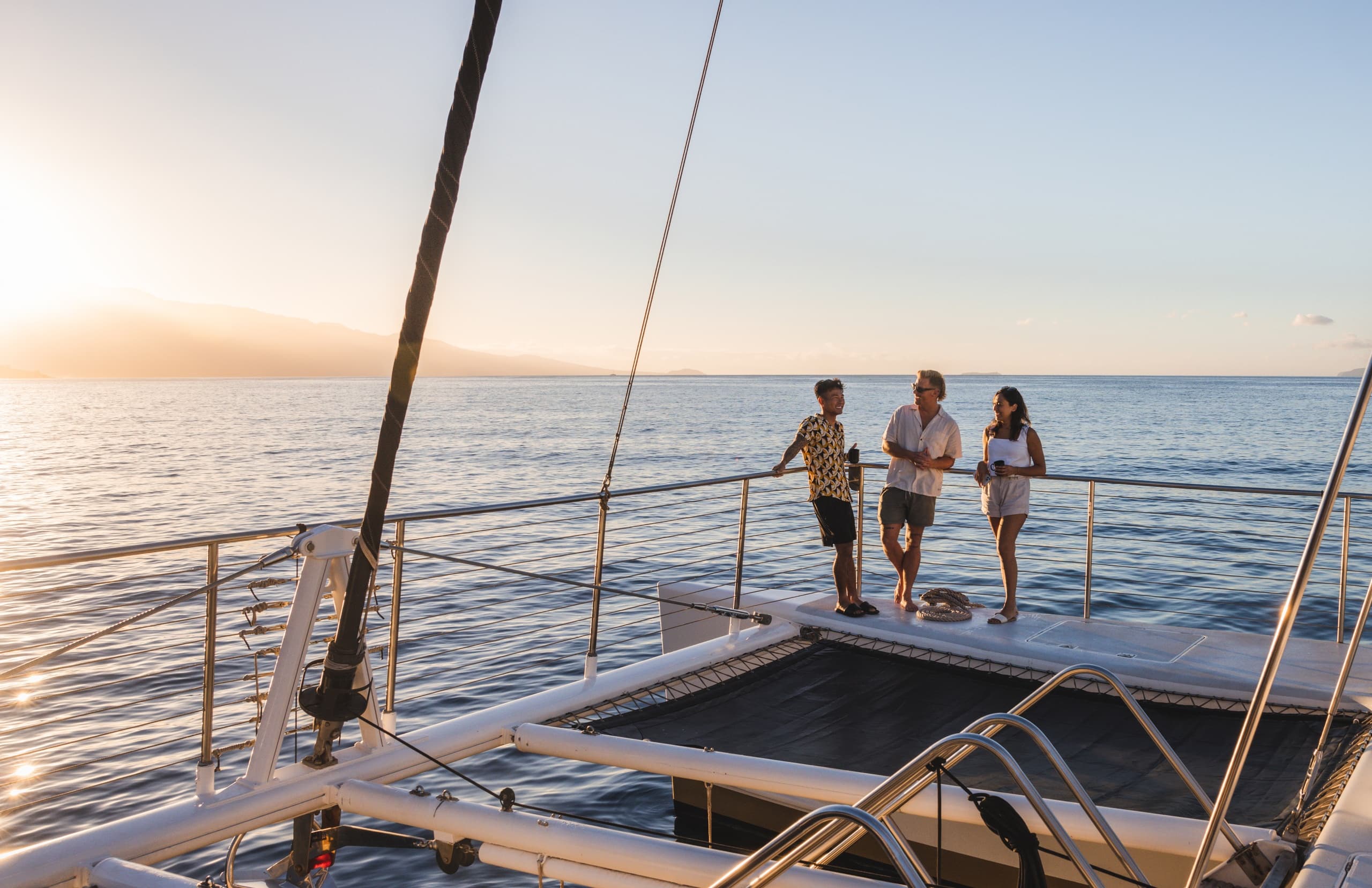 Sunset Happy Hour Sail — Luxury 65‑Foot Catamaran Sunset Cruise from Maalaea Harbor, Maui