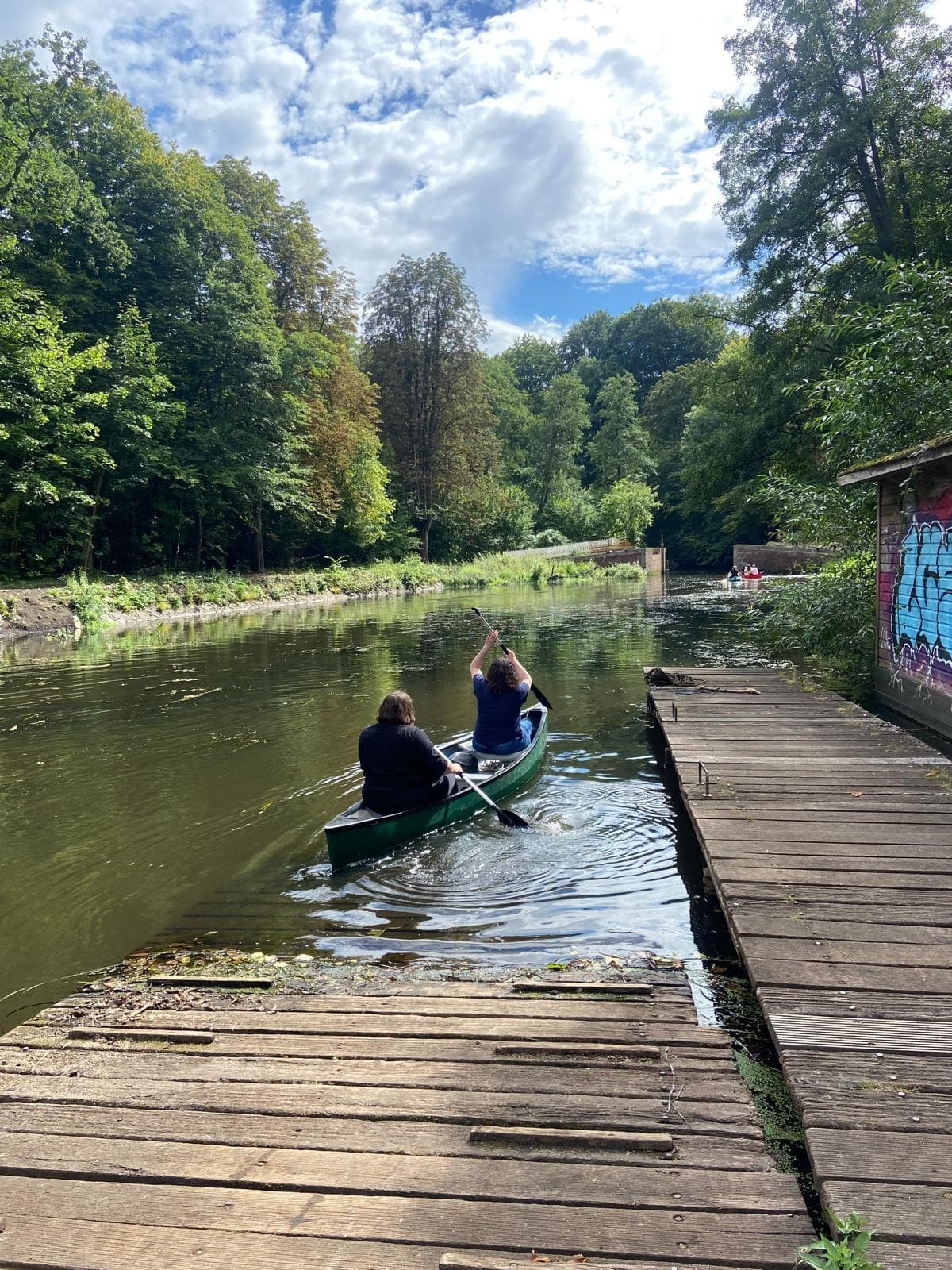 Paddle & Burger on the Oberalster: Canoe to Mellingburger Schleuse photo 1
