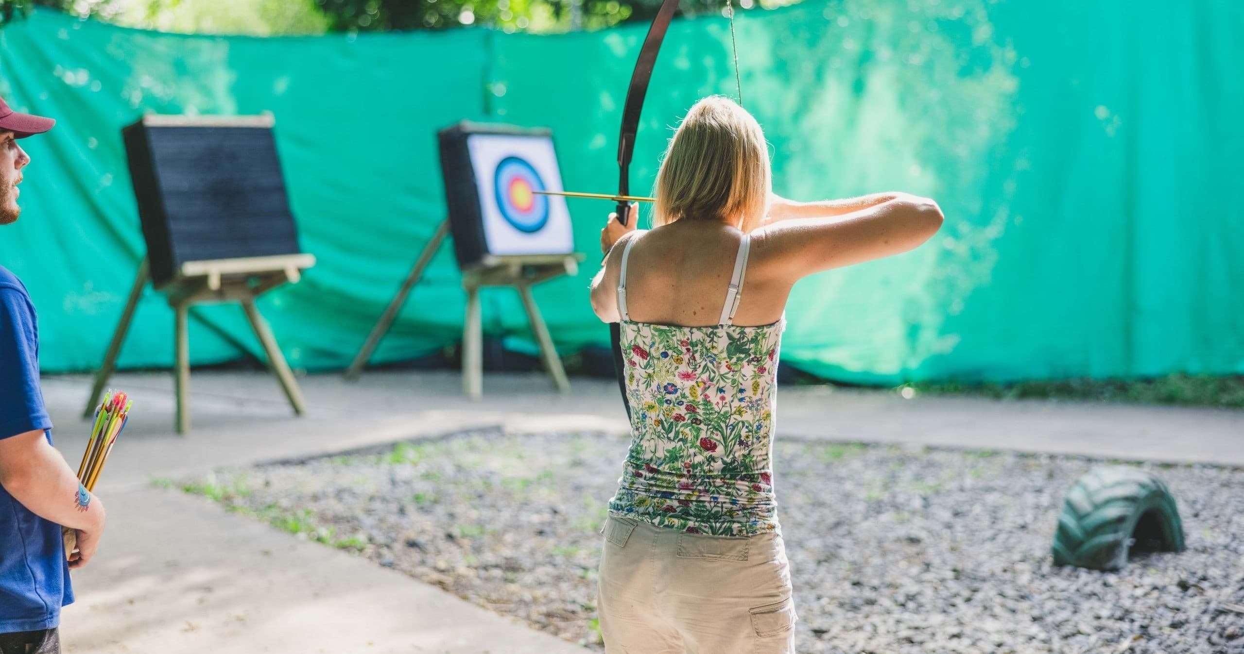 Archery at Share Discovery Village in County Fermanagh