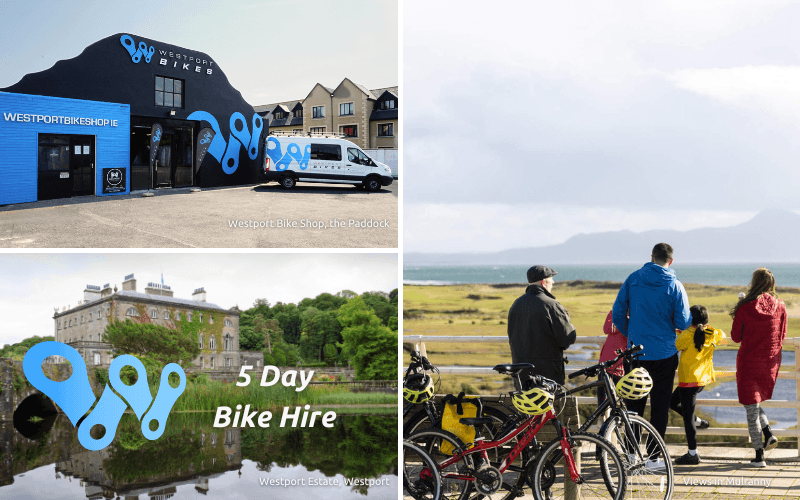 Five-Day Bike Hire with Westport Bike Shop in County Mayo
