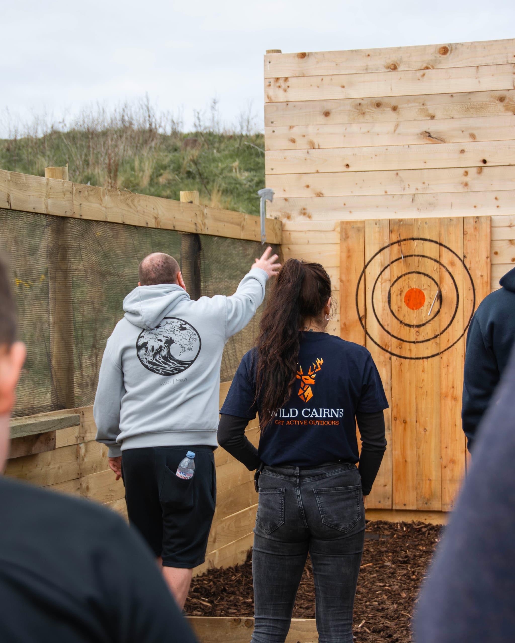 Axe Throwing with Wild Cairns in North Berwick
